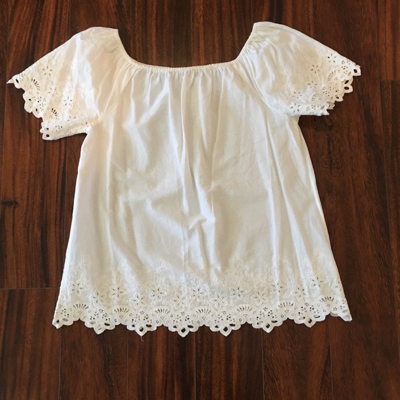Reitmans White Off The Shoulder Blouse - Picture 2 of 5